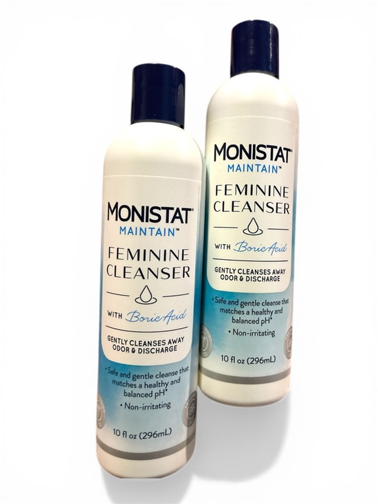 monistat Other - New! Maintain Feminine Cleanser — White & Blue Gentle Cleanse 2 Pack